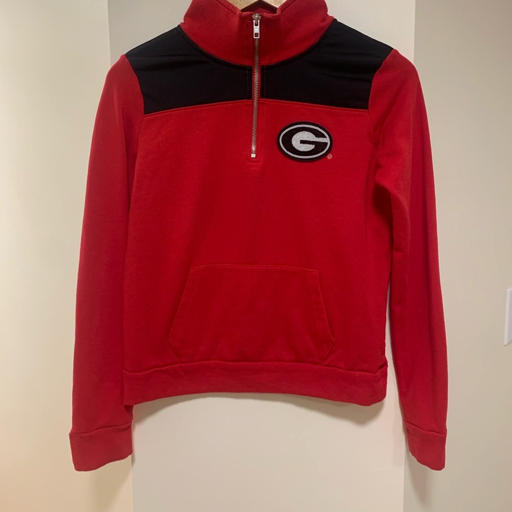 Victoria’s Secret Georgia Bulldog Quarter-Zip Sweatshirt